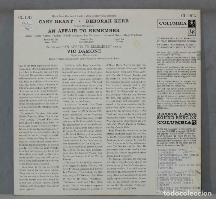 Discos de vinilo: LP. An Affair To Remember - Foto 2