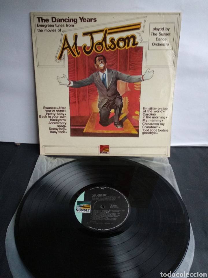 Discos de vinilo: *AL JOLSON. THE DANCING YEARS. AUSTRALIA. SUNSET. 1973. LA.3 - Foto 1