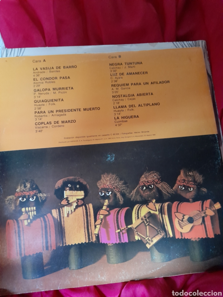 Discos de vinilo: Disco de oro de Los Calchakis - Foto 2