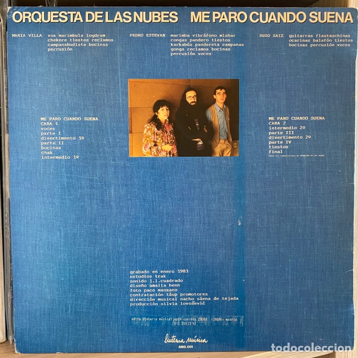 ORQUESTA DE LAS NUBES / ME PARO CUANDO SUENA LP SUSO SAIZ-