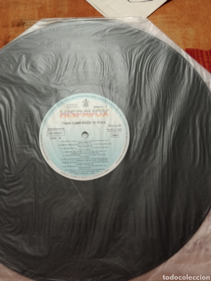 Discos de vinilo: Vinilo doble then came rock and roll sin usar - Foto 2
