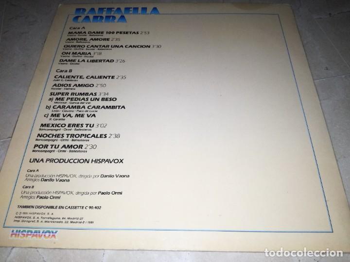 Discos de vinilo: RAFFAELLA CARRA-ORIGINAL A&Ntilde;O 1981 - Foto 2