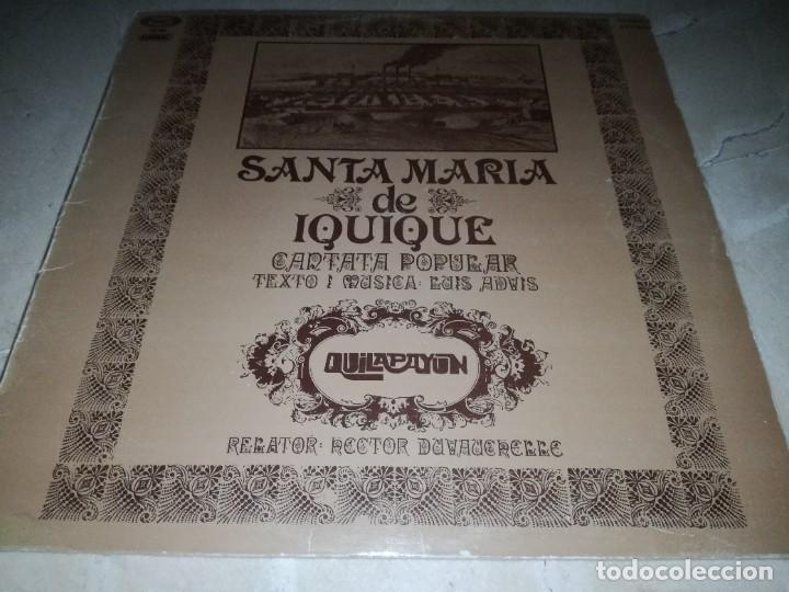 Disques de vinyle: QUILAPAYUN-SANTA MARIA DE IQUIQUE-EN BUEN ESTADO
