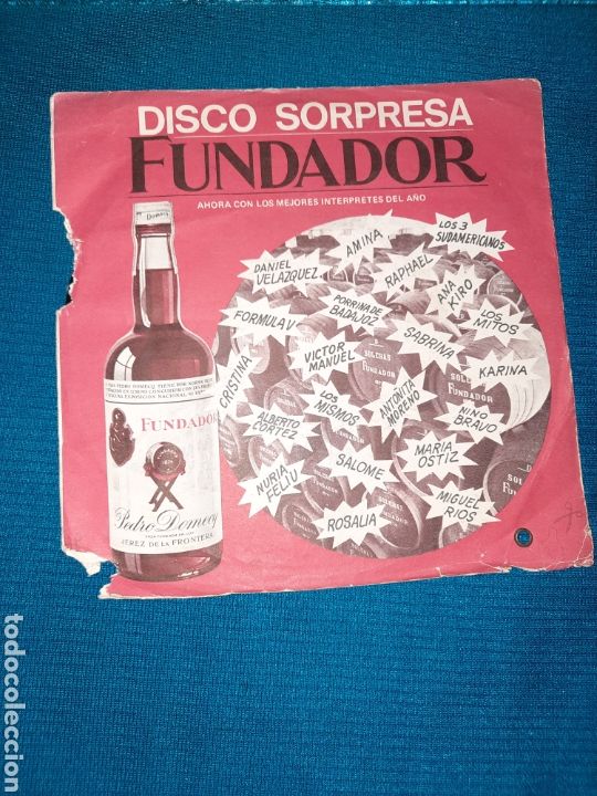 Discos de vinilo: SINGLE VINILO DISCO SORPRESA FUNDADOR - Foto 1