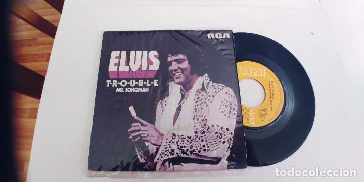 Discos de vinilo: ELVIS PRESLEY-SINGLE T-R-O-U-B-L-E - Foto 1