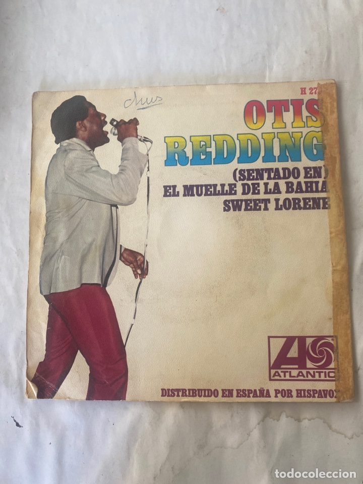 Discos de vinilo: OTIS REDDING-SENTADO EN EL MUELLE DE LA BAHIA-1967 - Foto 2