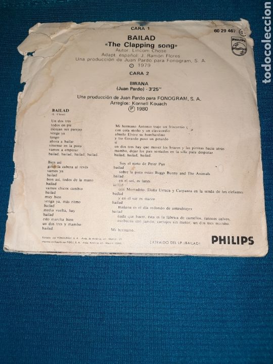 Discos de vinilo: SINGLE VINILO bailad!, RED DE SAN LUIS - Foto 2