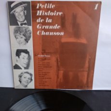 Discos de vinilo: *PETITE HISTOIRE DE LA GRANDE CHANSON. FRANCE. DIGEST. 1973