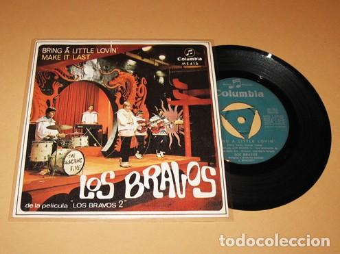 Discos de vinilo: LOS BRAVOS - BRING A LITTLE LOVIN' - SINGLE - 1967 - EN EXCELENTE ESTADO
