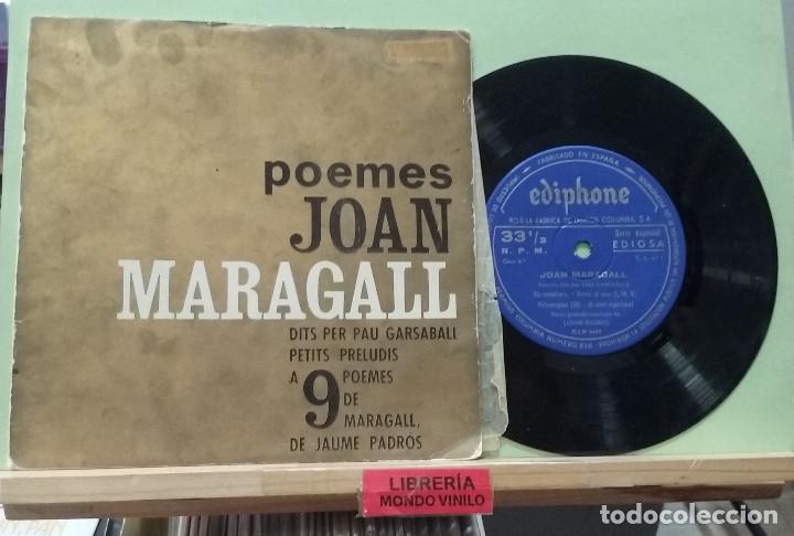 Discos de vinilo: Poemes, Joan Maragall -- EP - Foto 1