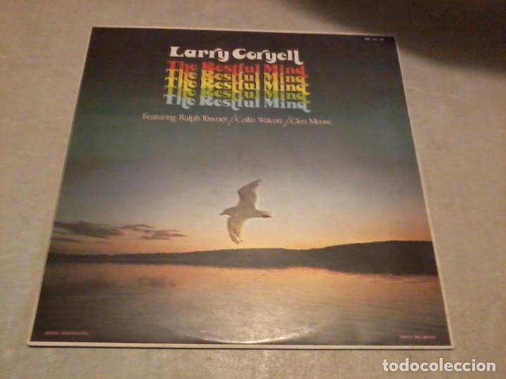 Discos de vinilo: Larry Coryell LP The Restful Mind Esp.1984 - Foto 1