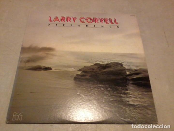Discos de vinilo: Larry Coryell LP Difference Jap.1980 insert - Foto 1