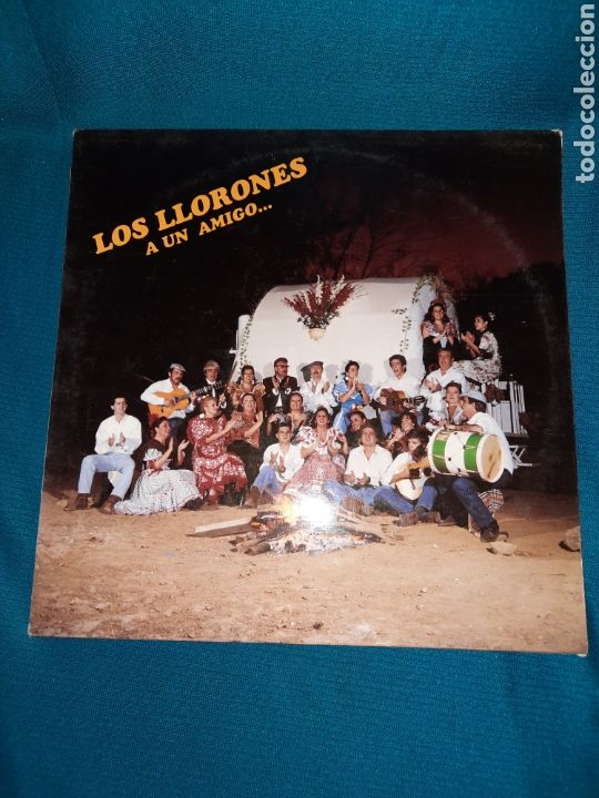Discos de vinilo: LP LOS LLORONES, A UN AMIGO - Foto 1