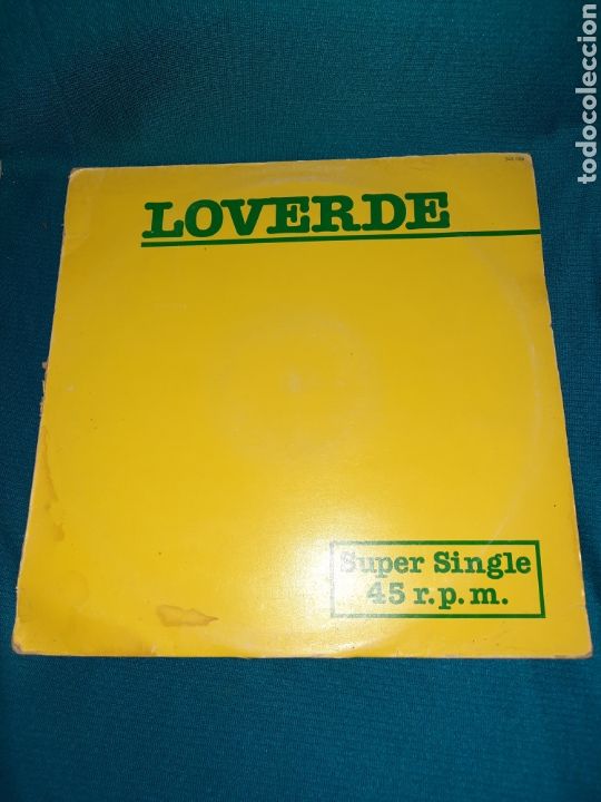 Discos de vinilo: LOVERDE Super Single 45 r. p. m. - Foto 1