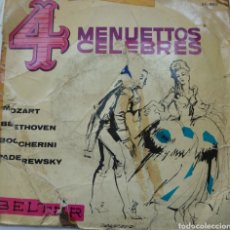 Discos de vinilo: *4 MENUETOS CELEBRES. SPAIN. BELTER. 1964