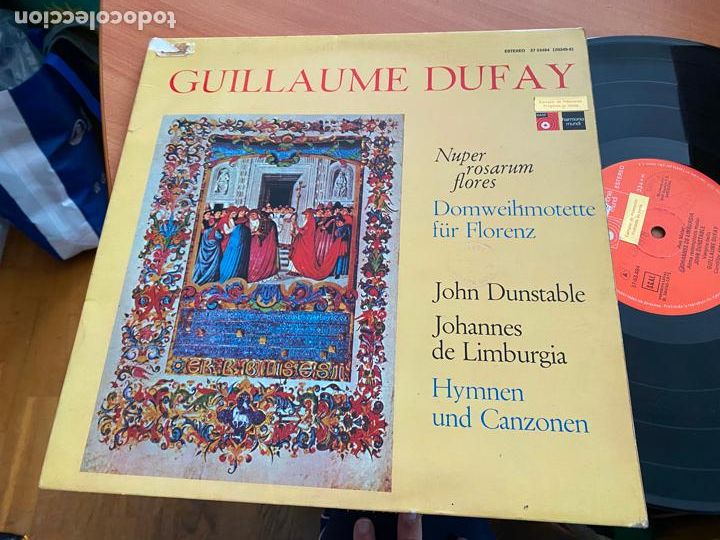 Discos de vinil: GUIILAUME DUFAY (MUSICA DEL SIGLO XV) LP ESPA&Ntilde;A 1975 GAT. (B-52)