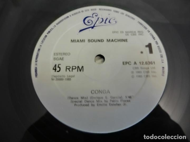 Discos de vinilo: Miami Sound Machine &lrm;&ndash; Conga! (Dance Mix) - Foto 3