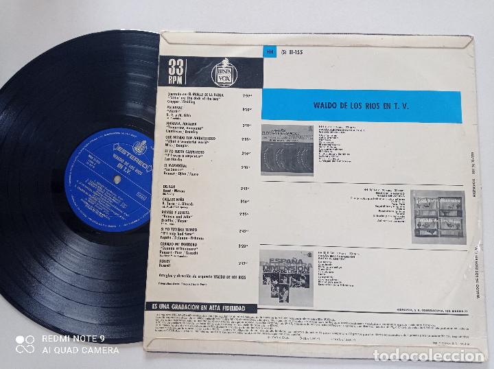 Discos de vinilo: WALDO DE LOS RIOS EN T.V.E. - LP HISPAVOX 1968 - Foto 2