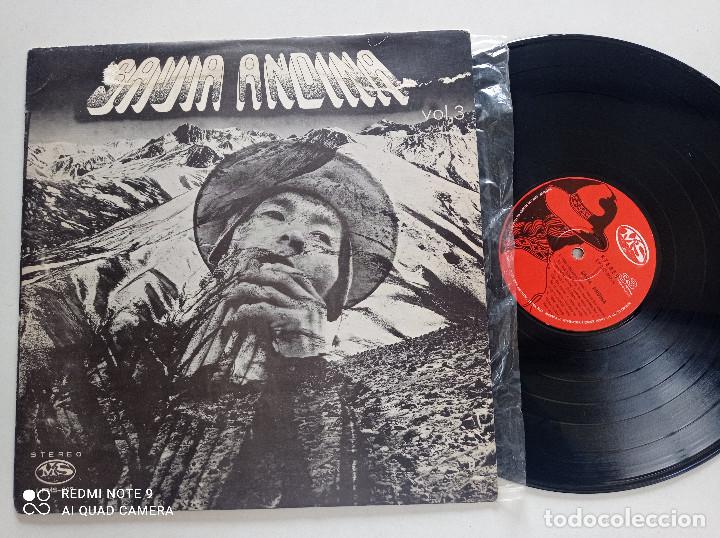 Discos de vinilo: SAVIA ANDINA Vol 3 BOLIVIA LP VINYL M&S 1977 LatiN FOLK QUECHUA