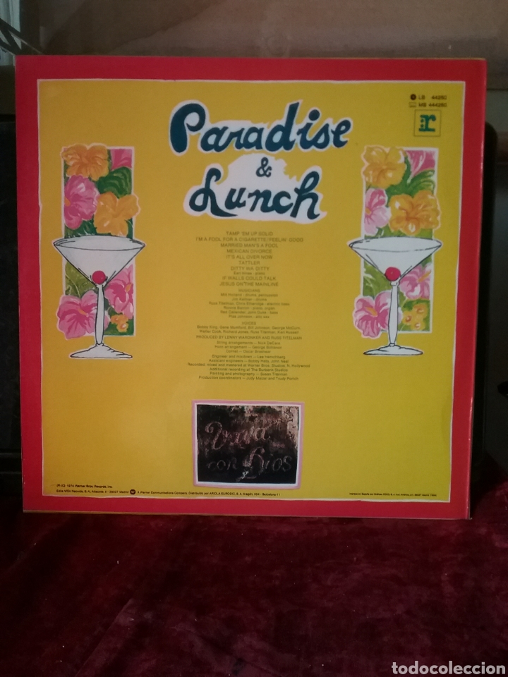 Discos de vinilo: RY COODER 1974 Warner Bros .Copia Spain - Foto 2