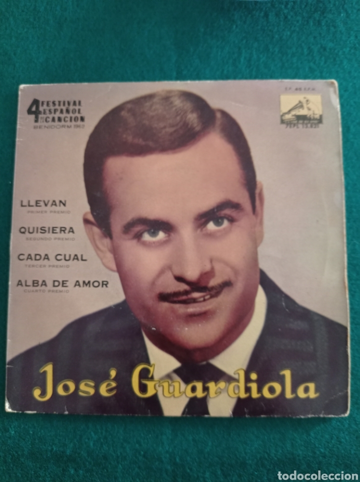 Discos de vinilo: DISCO VINILO SINGLES , JOSE GUARDIOLA , 1962 - Foto 1