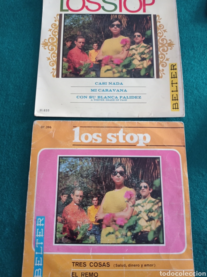 Discos de vinilo: 2 DISCOS VINILO SINGLES , LOS STOP , 1967 - Foto 1