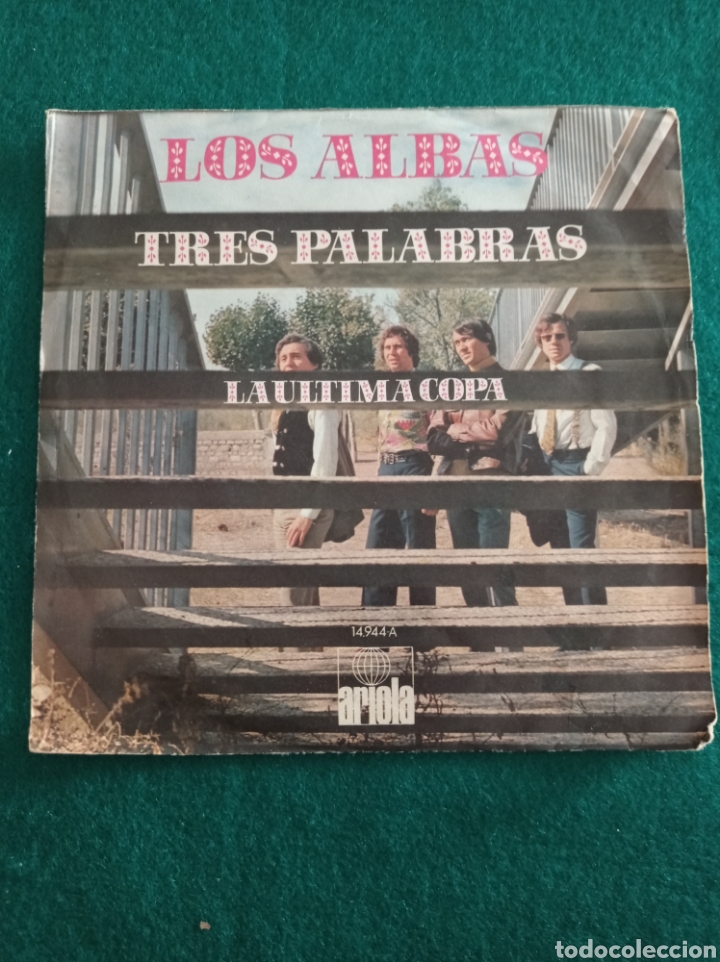 Discos de vinilo: DISCO VINILO SINGLES , LOS ALBAS , LA ULTIMA COPA , 1971 - Foto 1