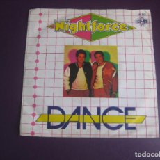 Discos de vinilo: NIGHT FORCE – DANCE - SG CNR 1980 - ELECTRONICA DISCO BELGICA HOLANDA 80'S - SIN APENAS USO