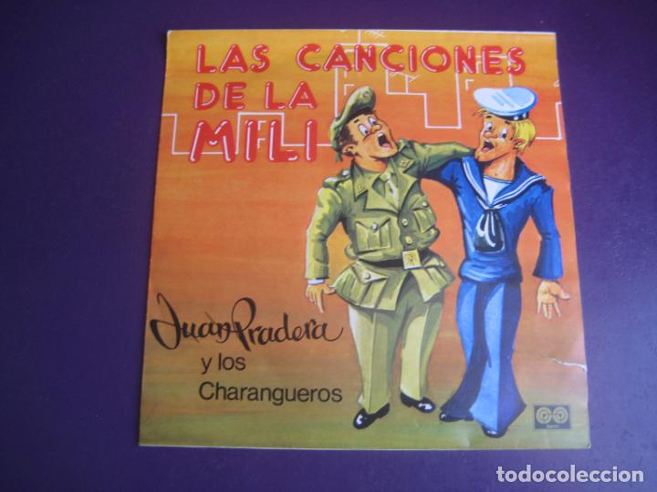 Discos de vinilo: JUAN PRADERA Y CHARANGUEROS - CANCIONES DE LA MILI - Sg AUVI 1981 - MARGARITA / CARRASCAL - NUEVO