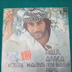 Discos de vinilo: DISCO VINILO SINGLES , PAUL ANKA , 1974