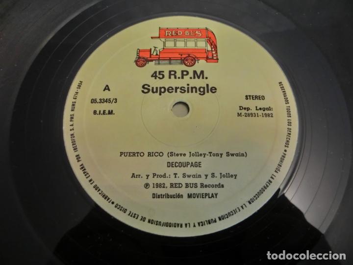 Discos de vinilo: DECOUPAGE - PUERTO RICO - Foto 3