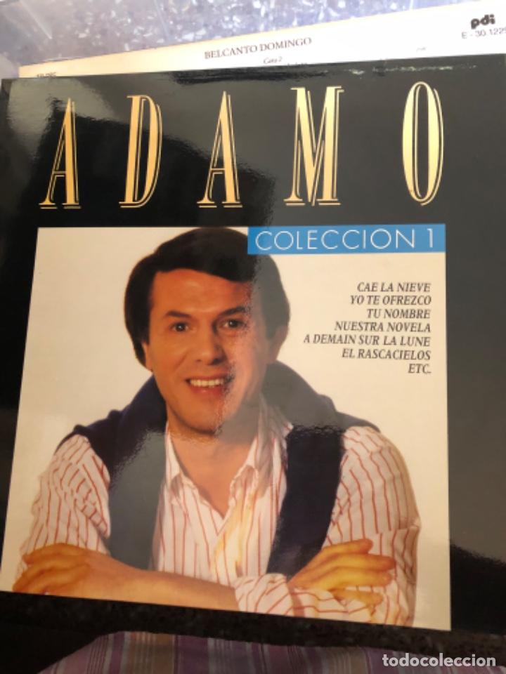 Discos de vinilo: Adamo colecci&oacute;n uno y dos - Foto 1