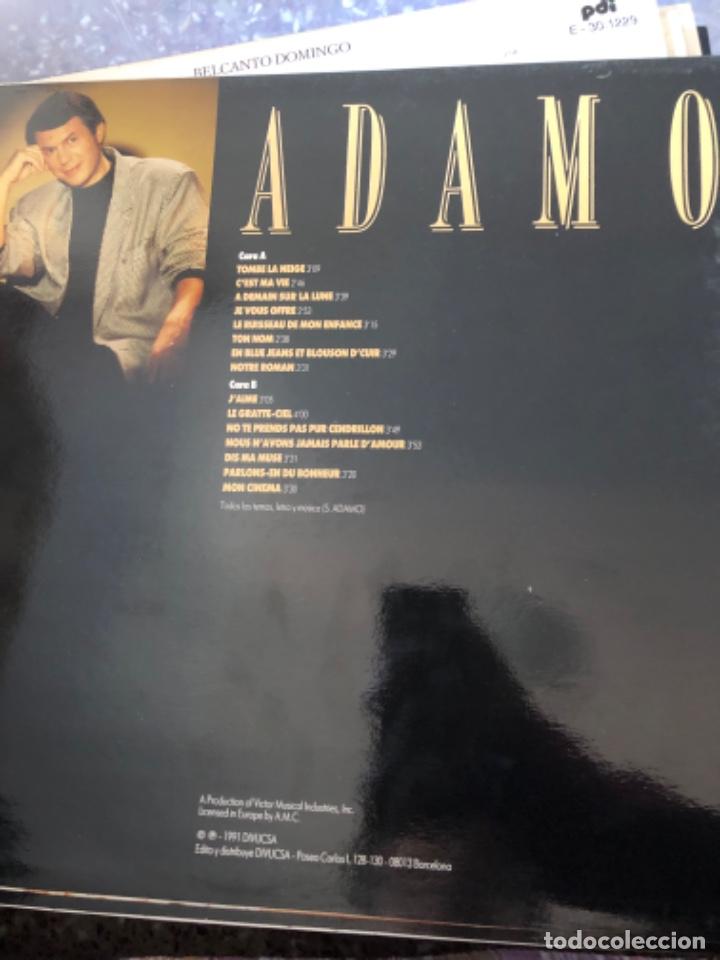 Discos de vinilo: Adamo colecci&oacute;n uno y dos - Foto 2