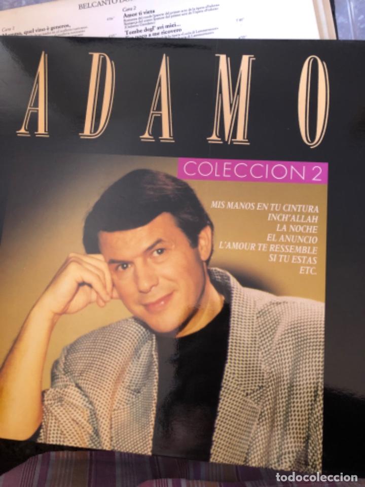Discos de vinilo: Adamo colecci&oacute;n uno y dos - Foto 3