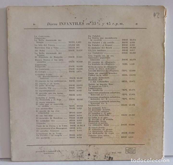 Discos de vinilo: SINGLE-LA RENDICION DE GRANADA-1960-CINCO PAGINAS DE COMICS . - Foto 3