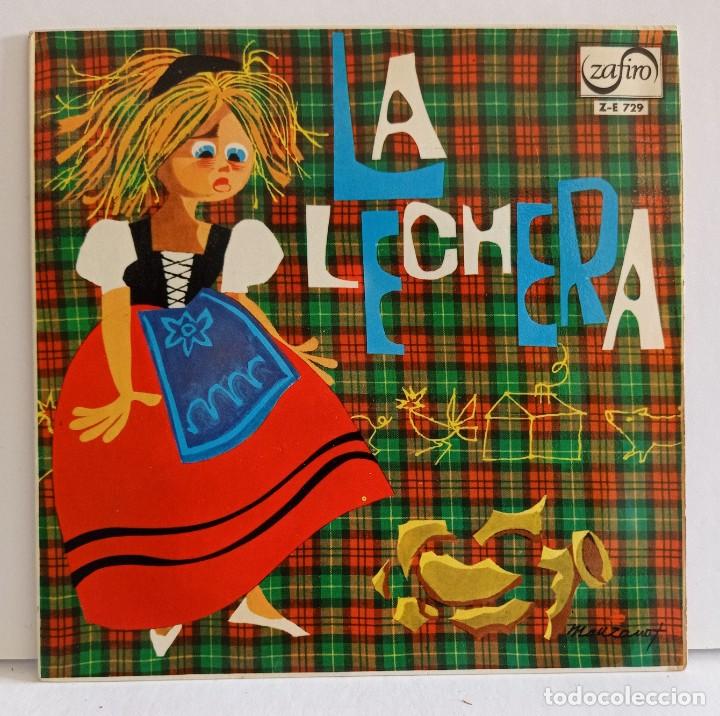 Discos de vinilo: SINGLE-LA LECHERA-1966-VINILO ROJO. - Foto 1