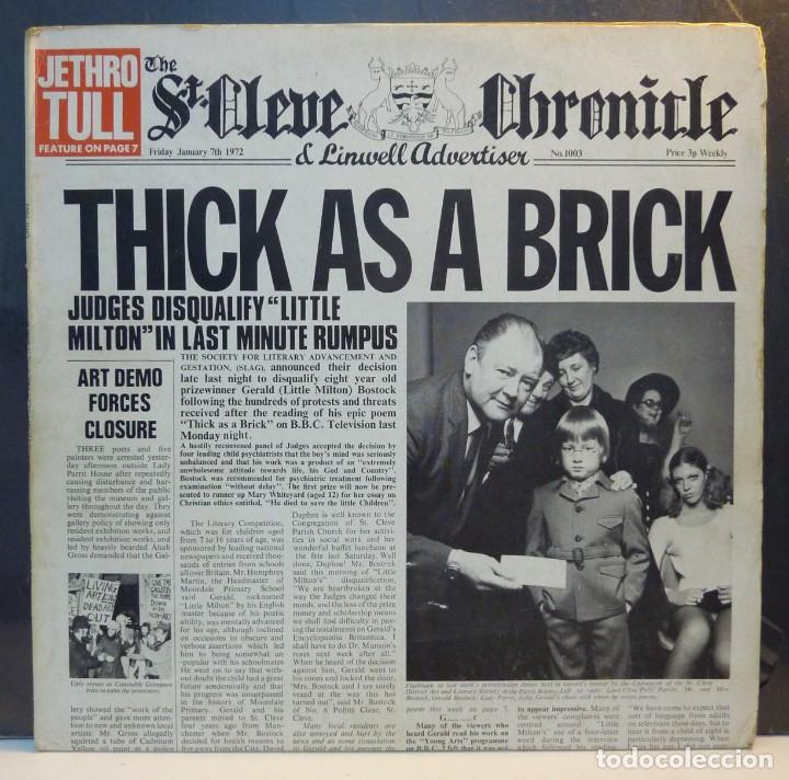 Discos de vinilo: JETHRO TULL // THICK AS A BRICK // 1972 // (VG G) // LP - Foto 1