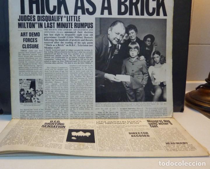 Discos de vinilo: JETHRO TULL // THICK AS A BRICK // 1972 // (VG G) // LP - Foto 2