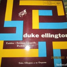 Discos de vinilo: DUKE ELLINGTON - EXOTICA EP - ORIGINAL ESPAÑOL - RCA RECORDS 1960 - MONOAURAL. Lote 332308393