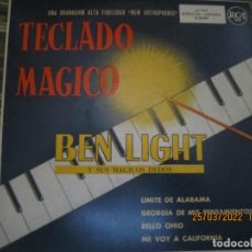 Discos de vinilo: BEN LIGHT - LIMITE ALABAMA EP - ORIGINAL ESPAÑOL - RCA RECORDS 1960 - MONOAURAL