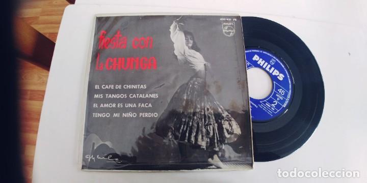 Discos de vinilo: LA CHUNGA-EP EL CAFE DE CHINITAS +3 - Foto 1