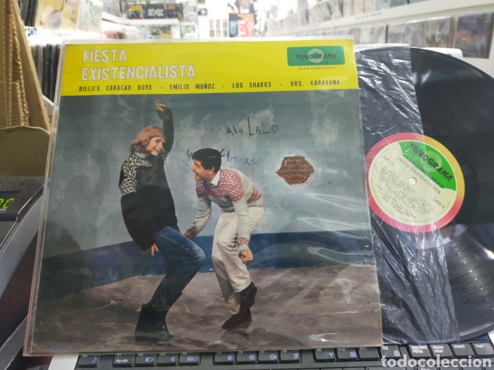 Disques de vinyle: Fiesta existencialista LP Venezuela 1965 en perfecto estado ver contenido en foto