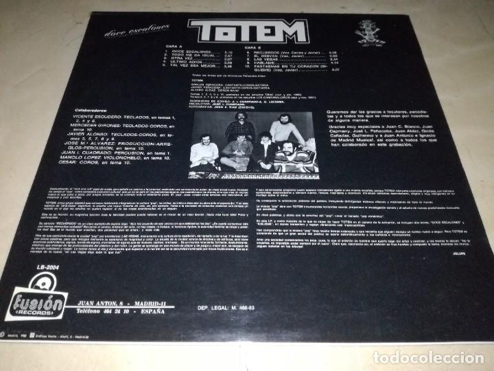 Discos de vinilo: TOTEM-DOCE ESCALONES-ORIGINAL 1983 - Foto 2