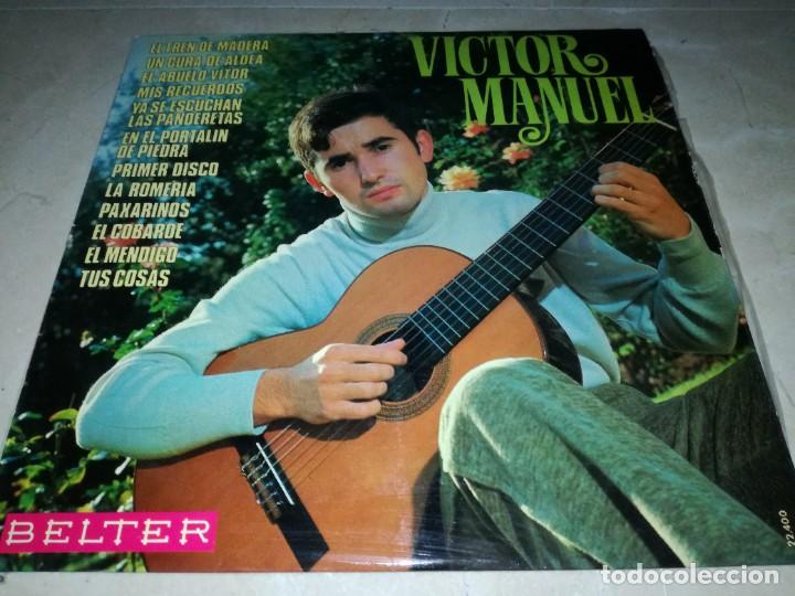 Discos de vinilo: VICTOR MANUEL-SU PRIMER LP-ORIGINAL A&Ntilde;O 1970