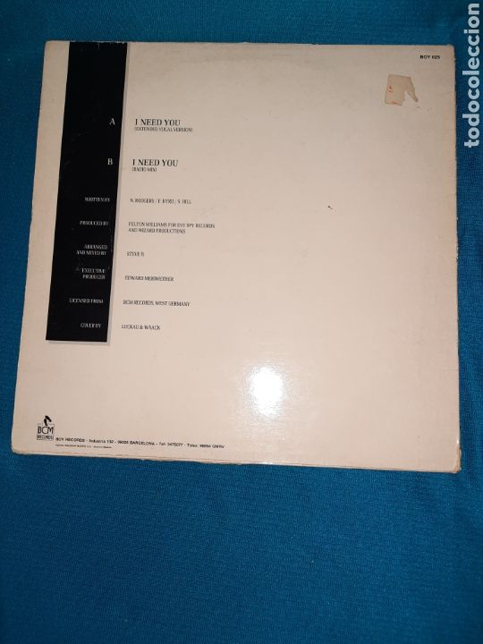 Discos de vinilo: LP VINILO, I NEED YOU. B.V.S.M.P - Foto 2