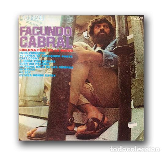 Discos de vinilo: Facundo Cabral - Con una flor en la mano - Foto 1