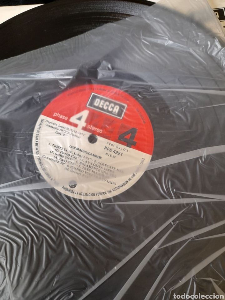 Discos de vinilo: Vinilo El condor pasa, Los Machucambos - Foto 2