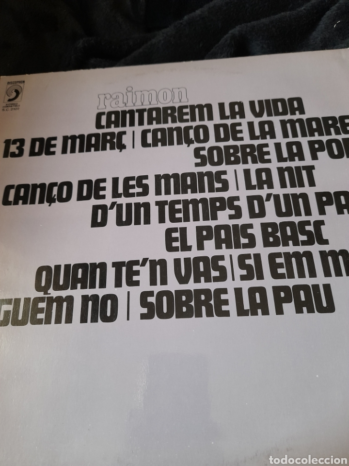 Discos de vinilo: Vinilo de Raimon, Cantarem La vida - Foto 2