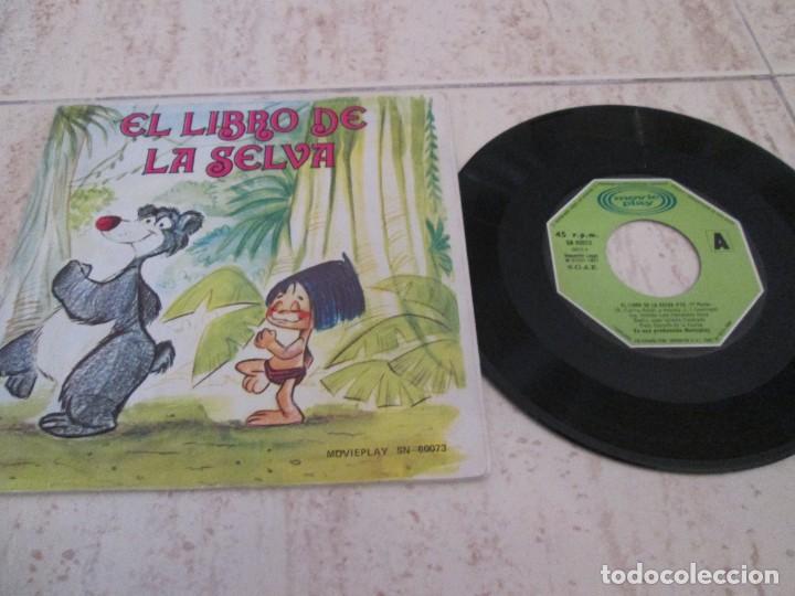 Discos de vinilo: EL LIBRO DE LA SELVA - Disco Cuento. Formato 7&rdquo;. 1970. Completo - Foto 1