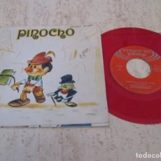Disques de vinyle: PINOCHO - DISCO LIBRO DE 1973 (LIBRETO 10 PÁGINAS). VINILO ROJO. COMPLETO. Lote 333154268